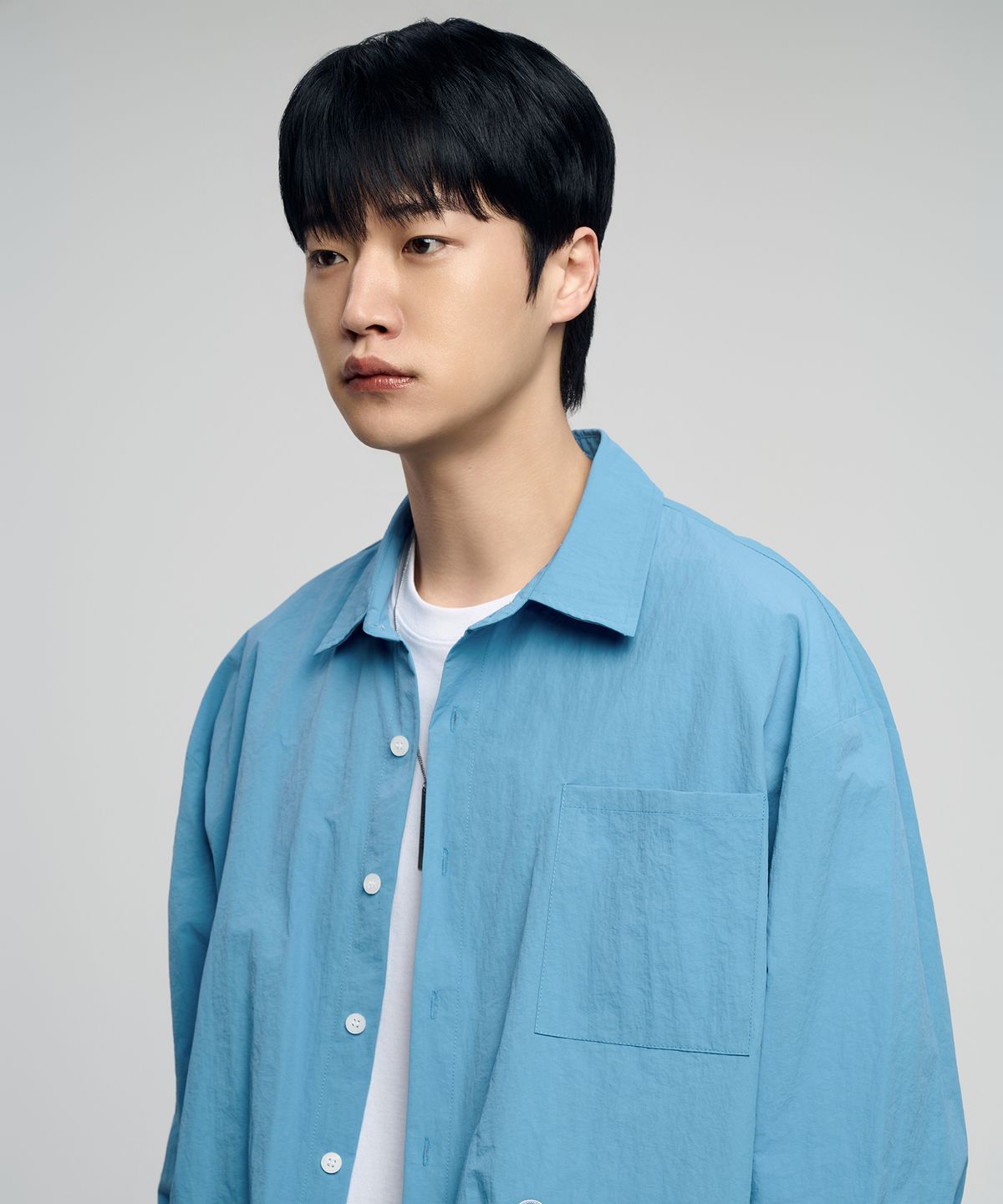 슬로우 레코드 하우스(SLOW RECORD HOUSE) 올데이 나일론 셔츠_소라