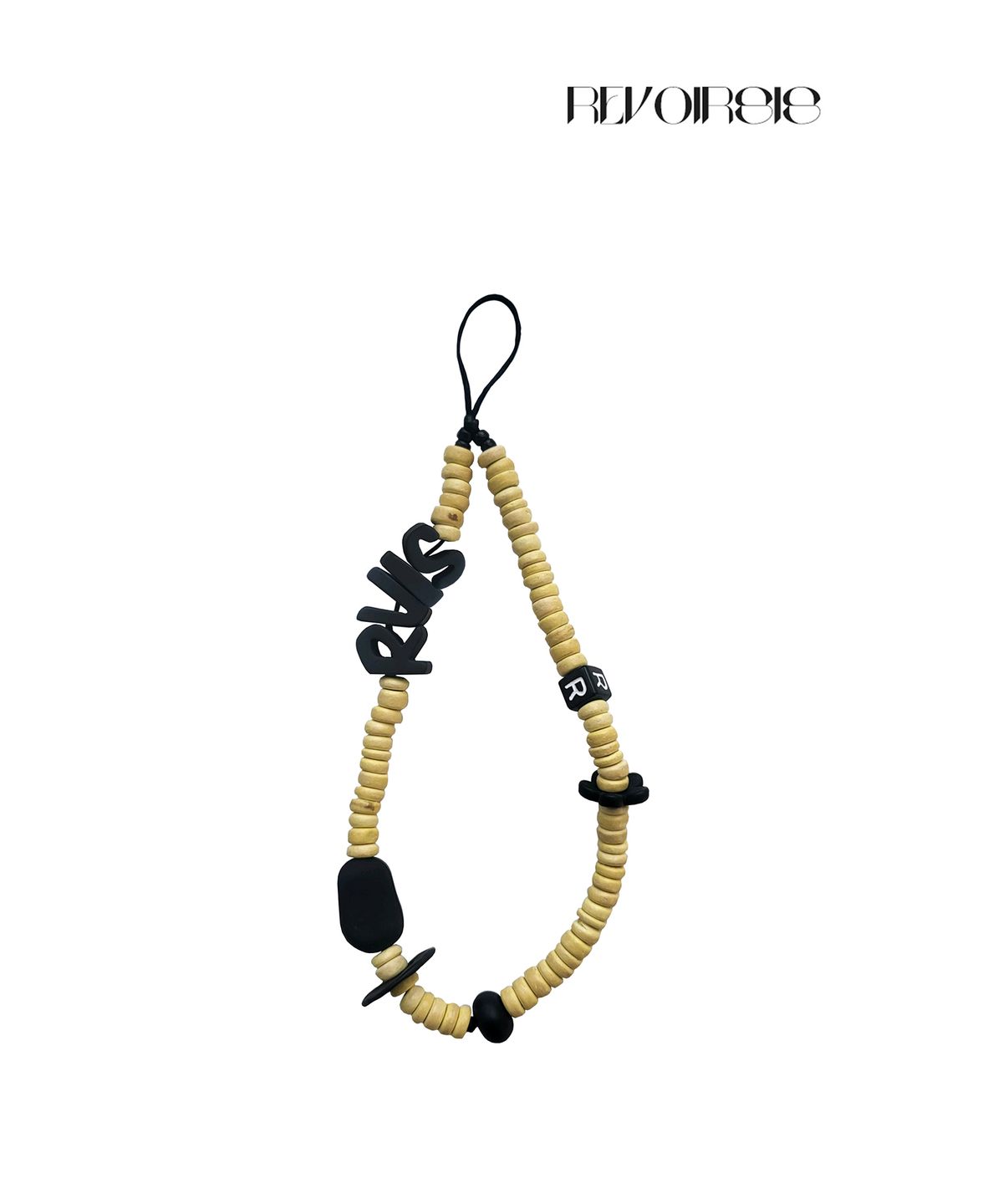 르브아시스(REVOIRSIS) nature beads phone strap yellow