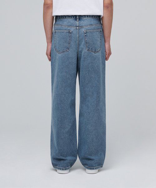★MUSINSA STANDARD★ KIPAS Wide Denim Pants Deep Indigo MMCN MUSINSA | MUSINSA STANDARD Wide denim pants [Light Indigo]