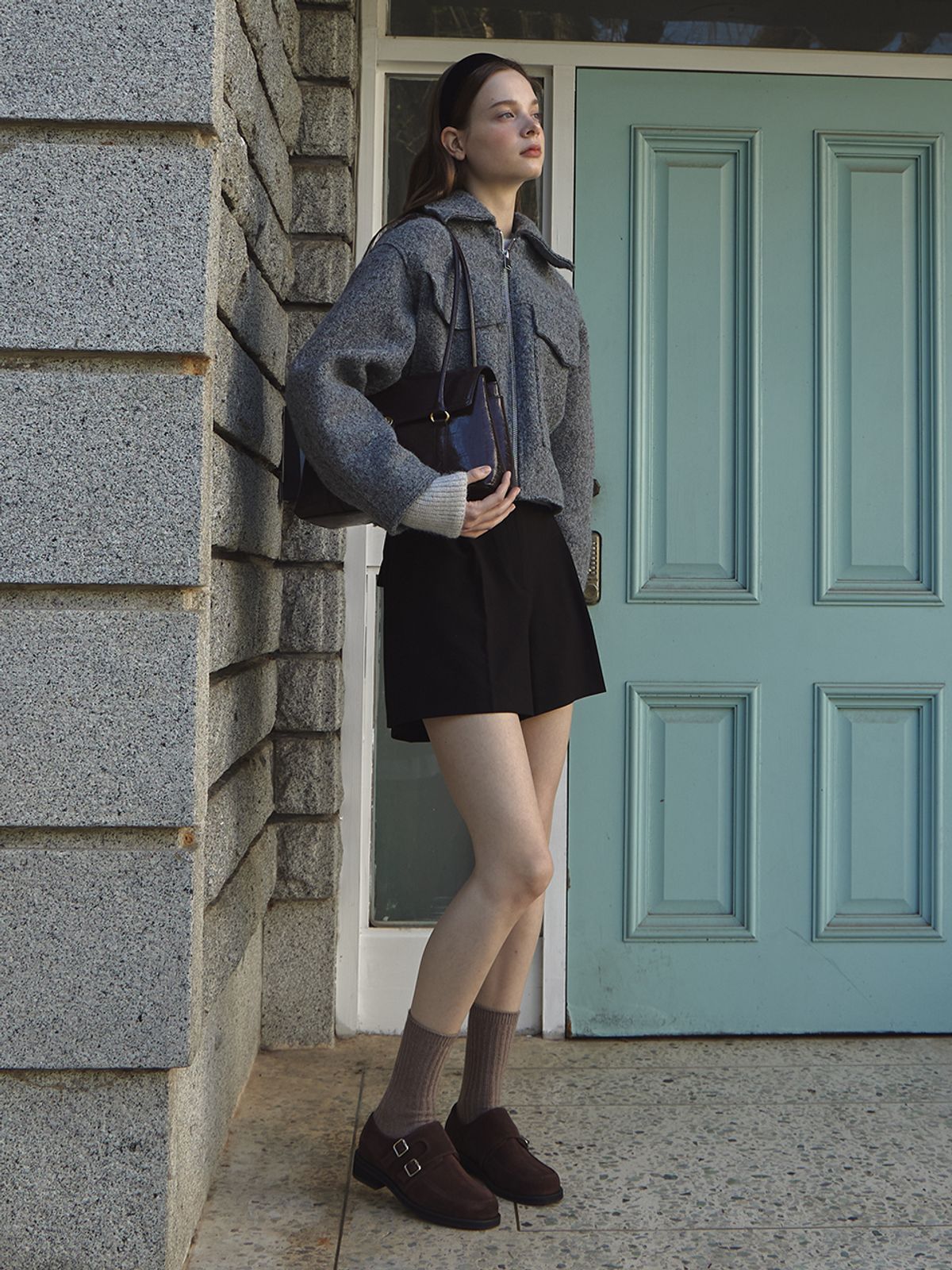 셀레디프(CELEDIFF) kinder buckle loafer_2color
