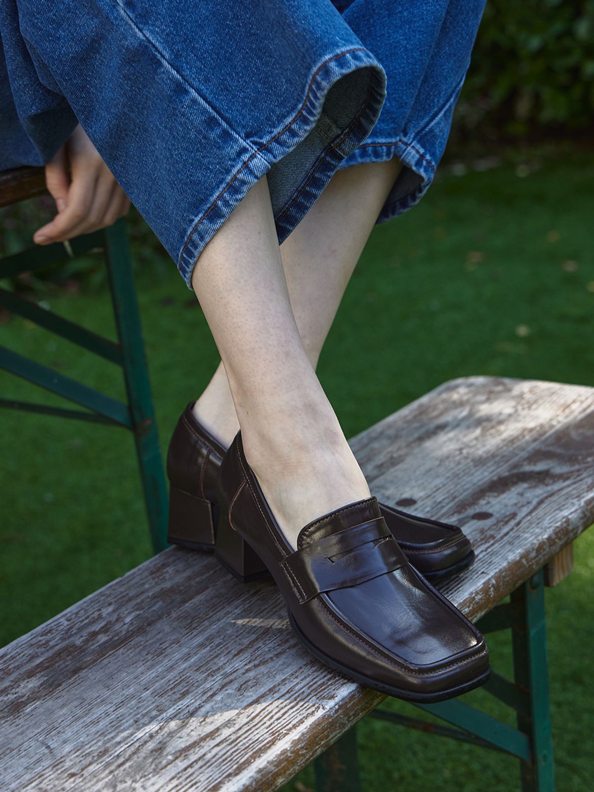 셀레디프(CELEDIFF) pia square loafer_2color