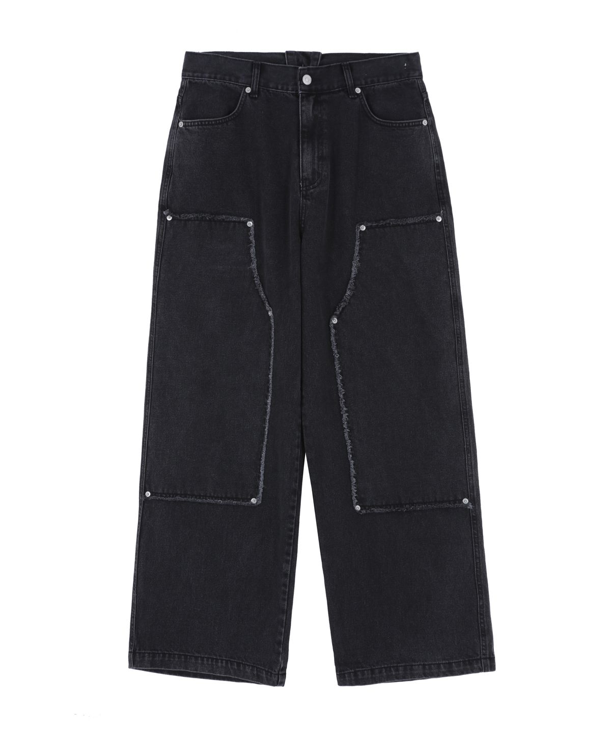 가든익스프레스(GARDEN EXPRESS) Raw Edge Carpenter Denim (black)