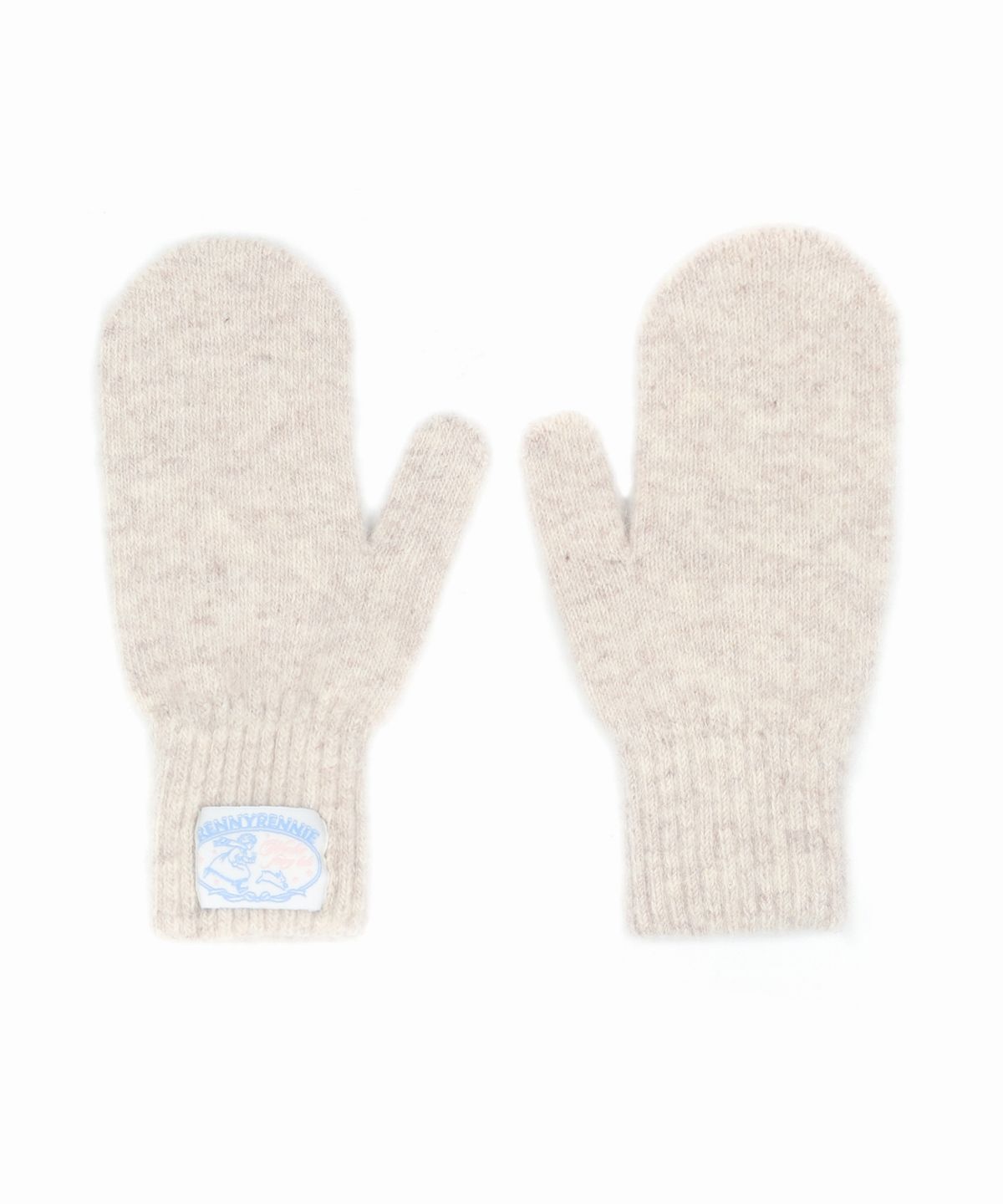 래니래니(RENNYRENNIE) ANGORA FLUFFY GLOVES [ OAT ] - 앙고라 플러피 울 장갑 (G002OT)