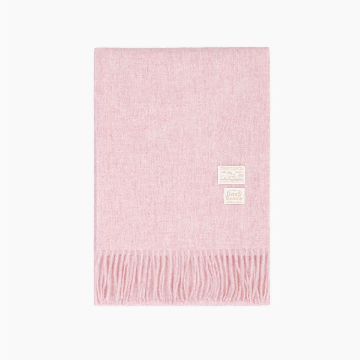 래니래니(RENNYRENNIE) PREMIUM PURE WOOL 100 MUFFLER [ SOAP PINK ] - 프리미엄 울 100 머플러 (M001SP)