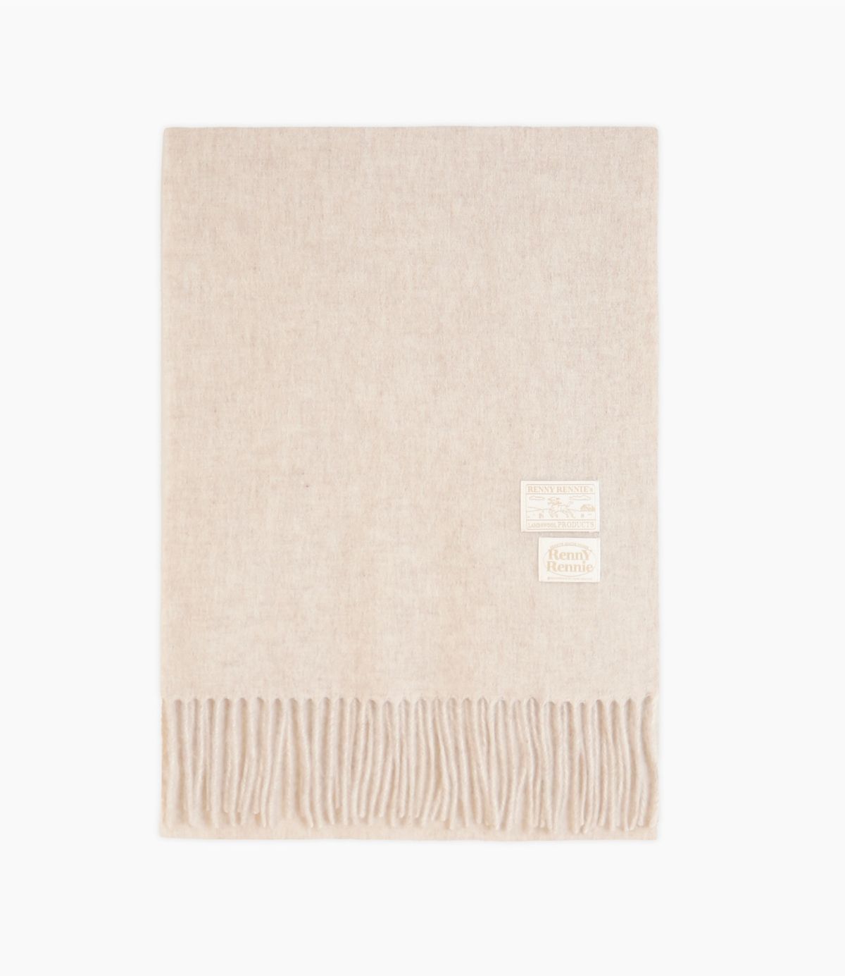래니래니(RENNYRENNIE) PREMIUM PURE WOOL 100 MUFFLER [ OAT ] - 프리미엄 울 100 머플러 (M001OT)