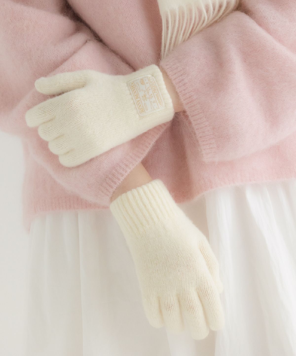 래니래니(RENNYRENNIE) RENNY WOOL GLOVES [ SOAP ] - RENNY 울 장갑 (G001SO)