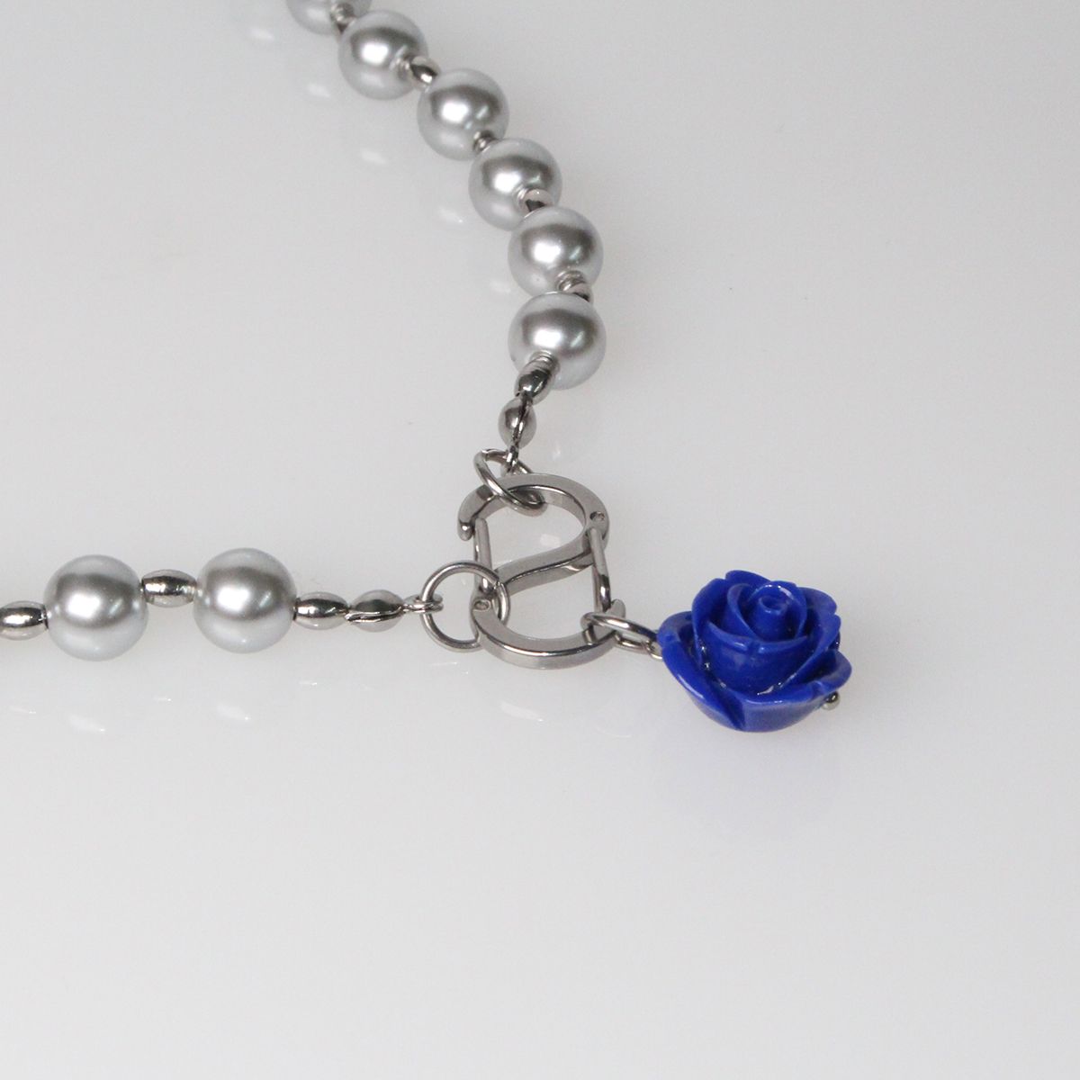 비엔베투(Bien Vetu) 24 F/W - S Link Grey Pearl Necklace