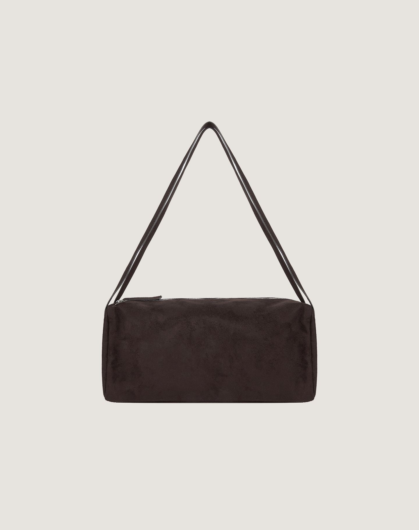 MUSINSA公式 | HENNIT Suede Shoulder Bag (Brown)