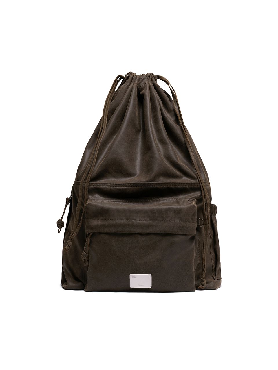 MUSINSA公式 | fennec VINTAGE DRAWSTRING BACKPACK - BROWN