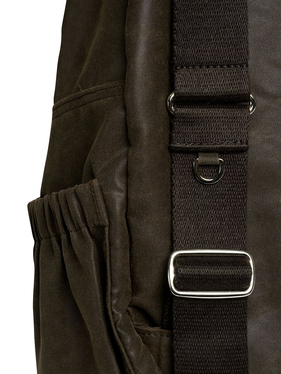 MUSINSA | fennec VINTAGE DRAWSTRING BACKPACK - BROWN