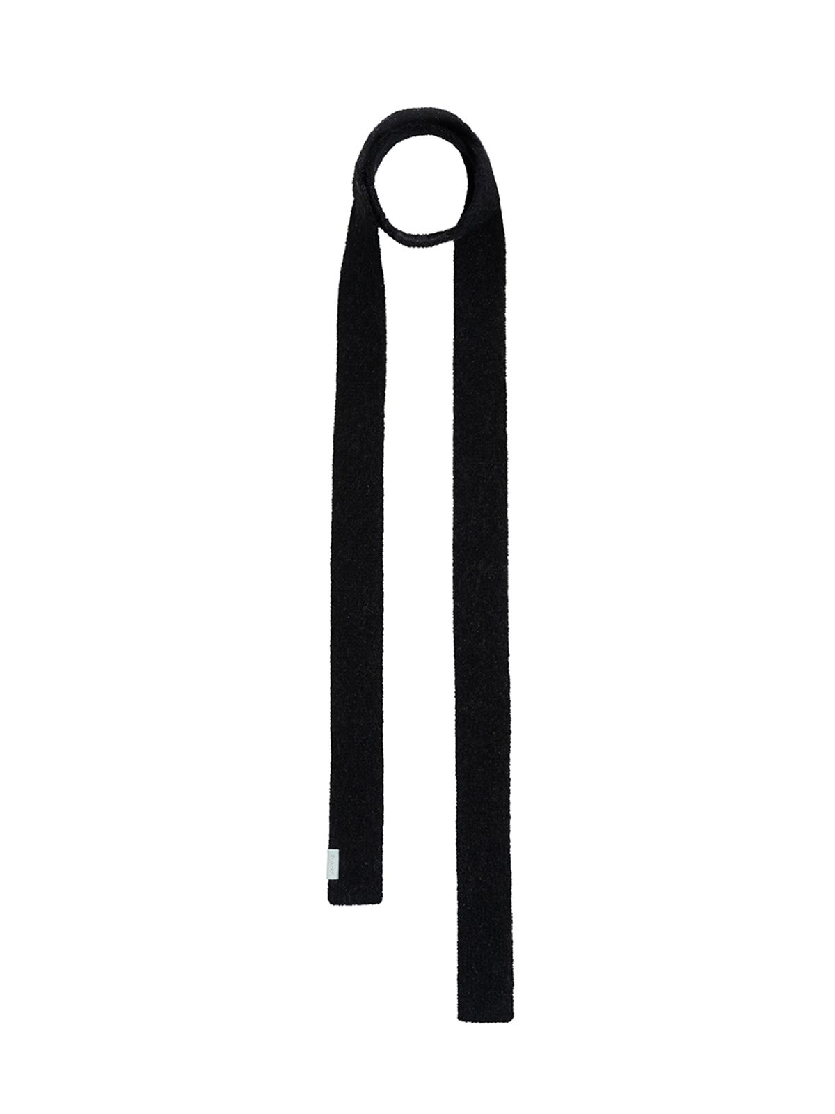 페넥(FENNEC) BRUSH KNIT MUFFLER - BLACK