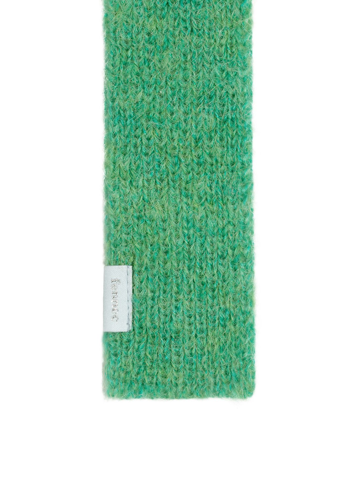 페넥(FENNEC) BRUSH KNIT MUFFLER - APPLE GREEN