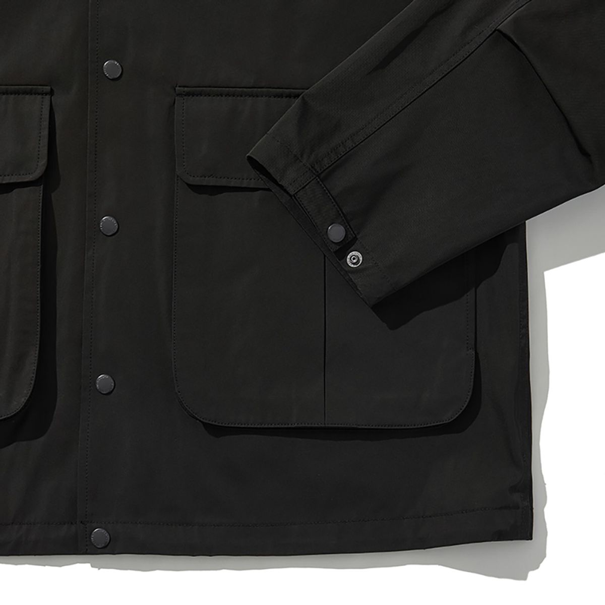 히즈핸더(HISHANDER) HOODED JACKET [Black]