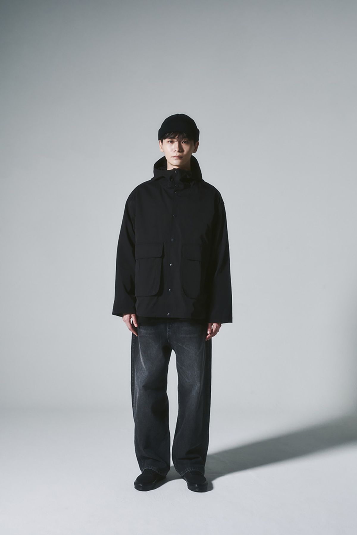 히즈핸더(HISHANDER) HOODED JACKET [Black]