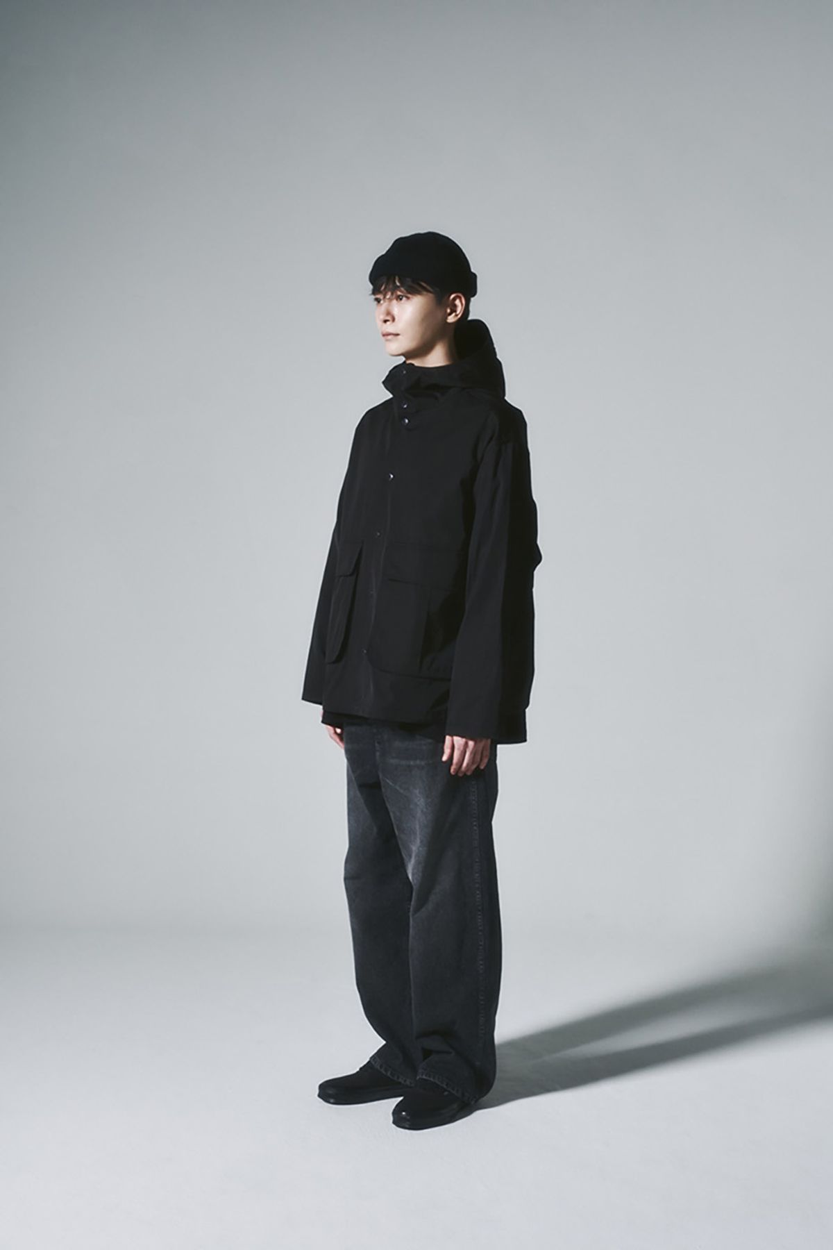 히즈핸더(HISHANDER) HOODED JACKET [Black]