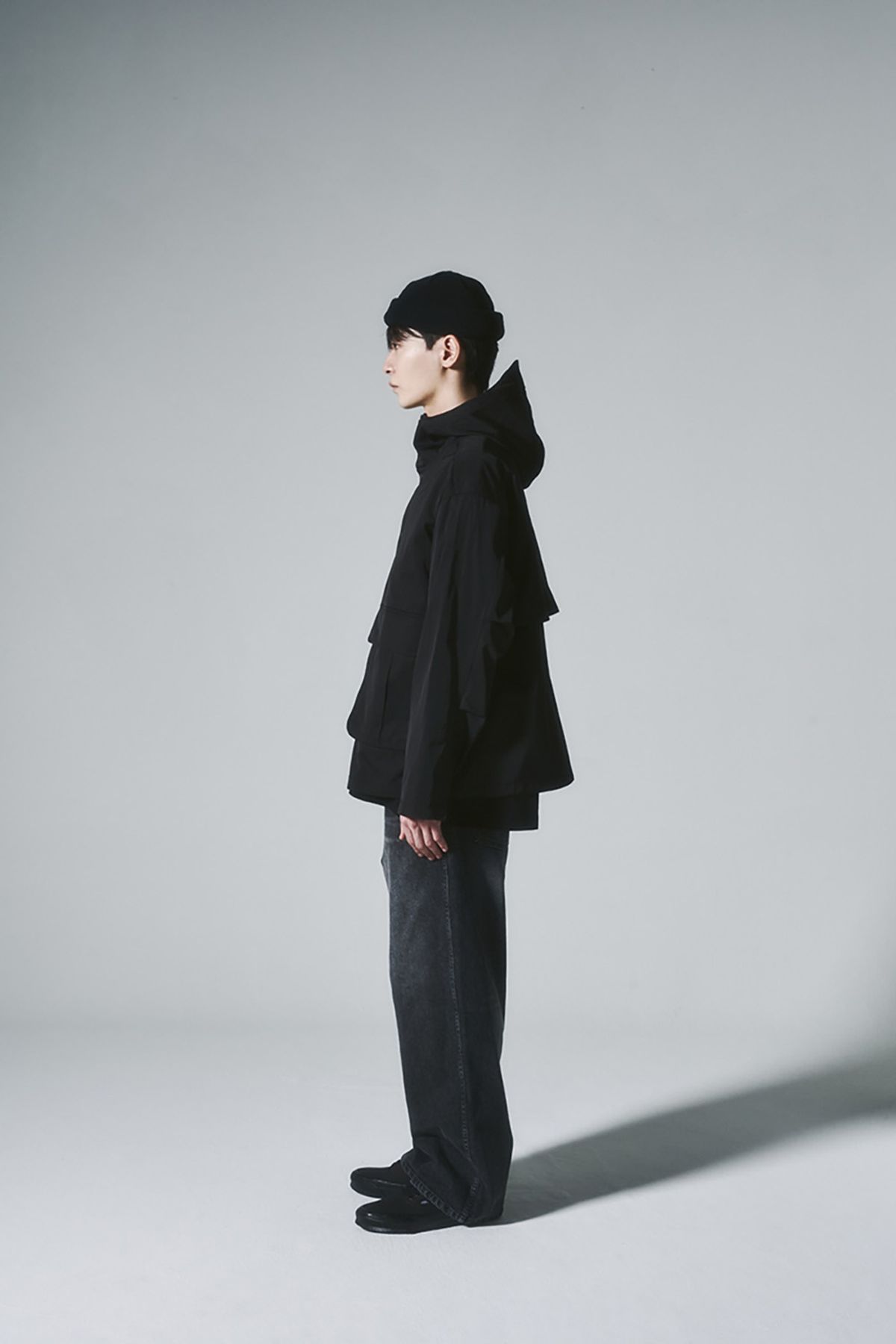 히즈핸더(HISHANDER) HOODED JACKET [Black]