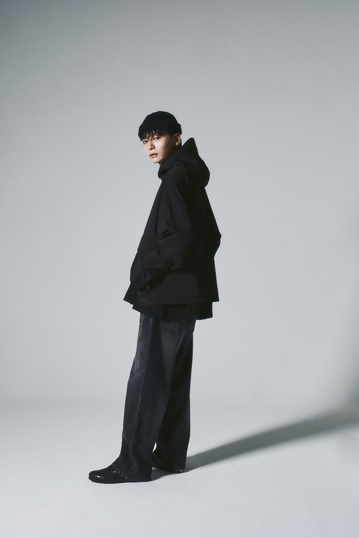 히즈핸더(HISHANDER) HOODED JACKET [Black]