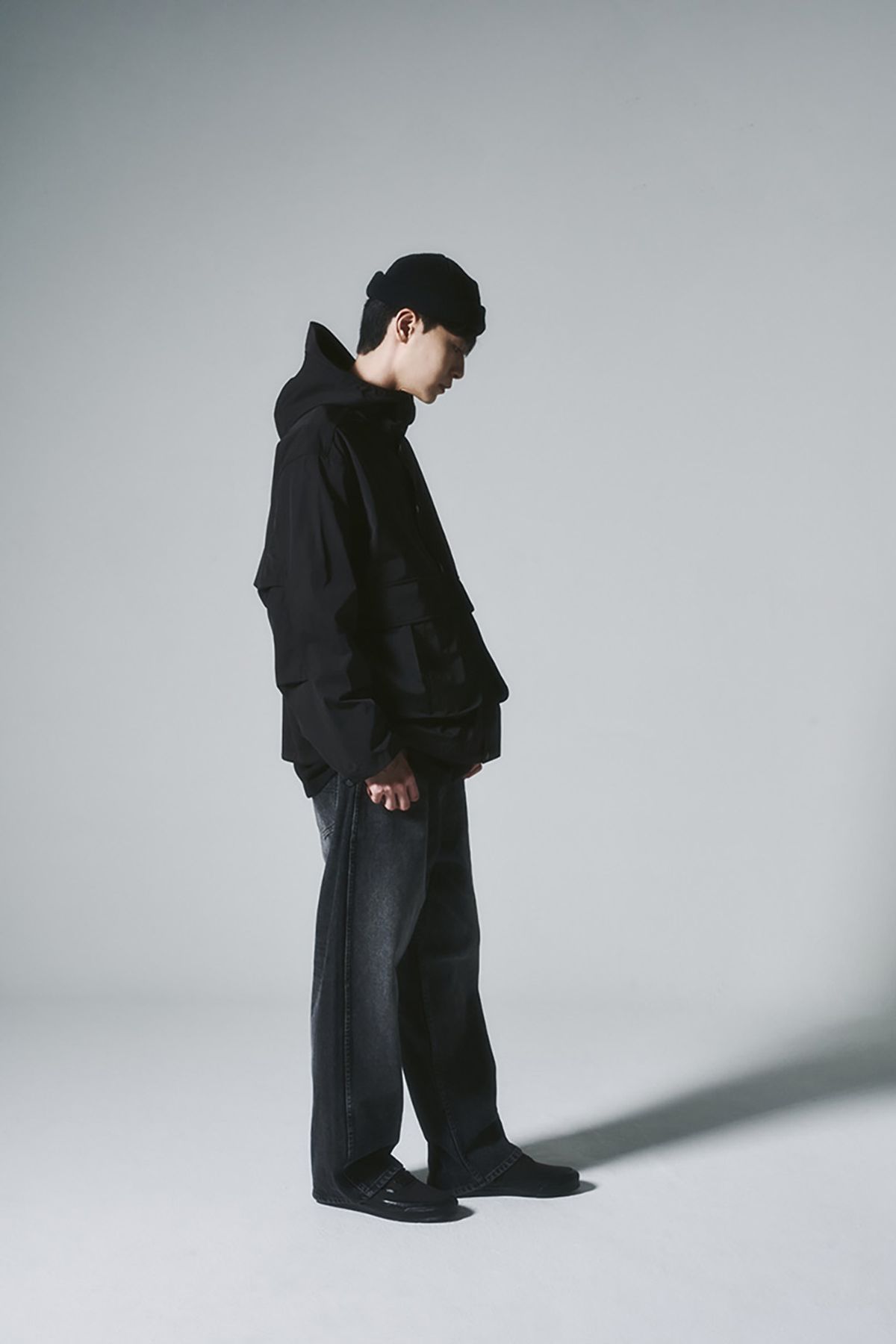 히즈핸더(HISHANDER) HOODED JACKET [Black]