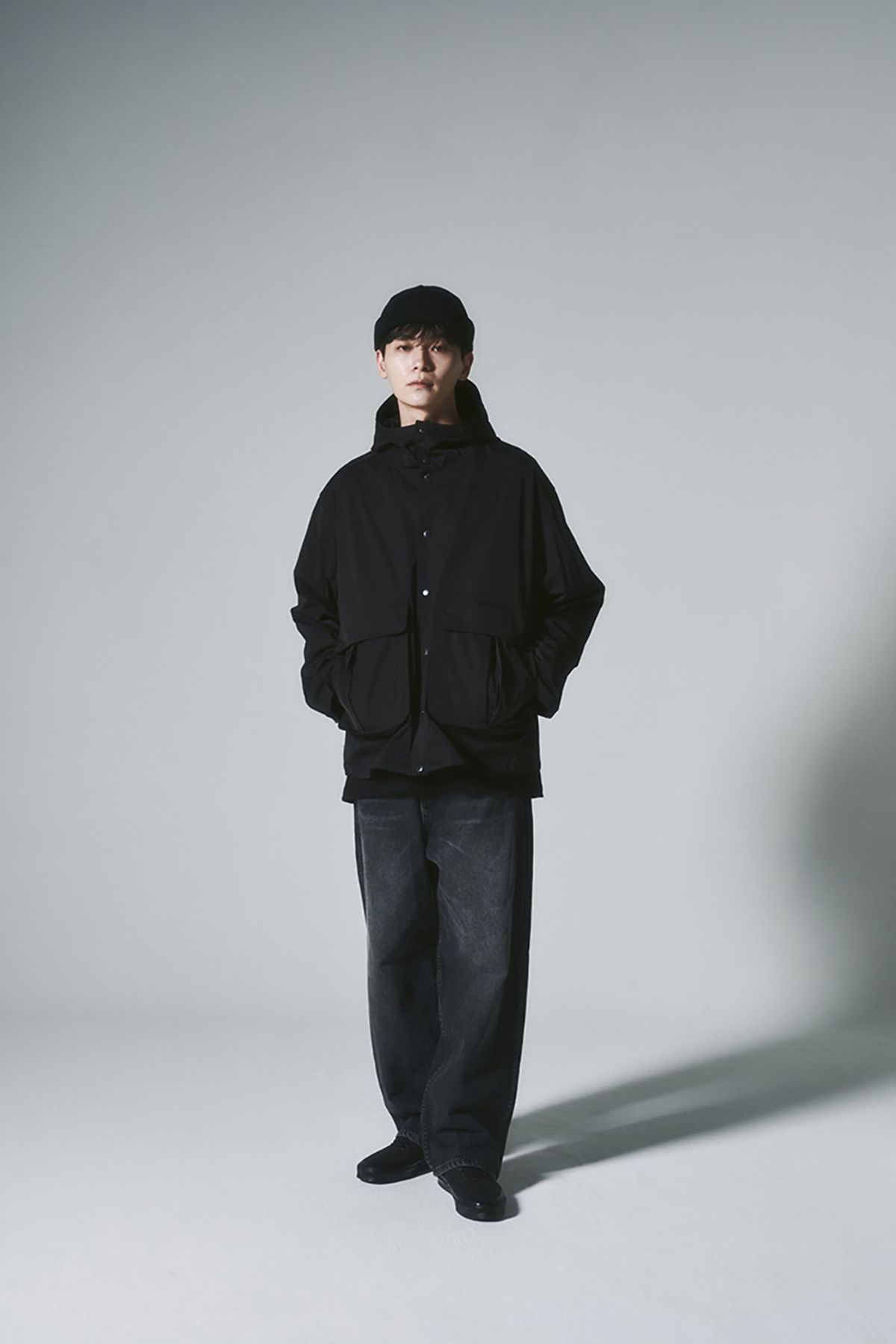히즈핸더(HISHANDER) HOODED JACKET [Black]