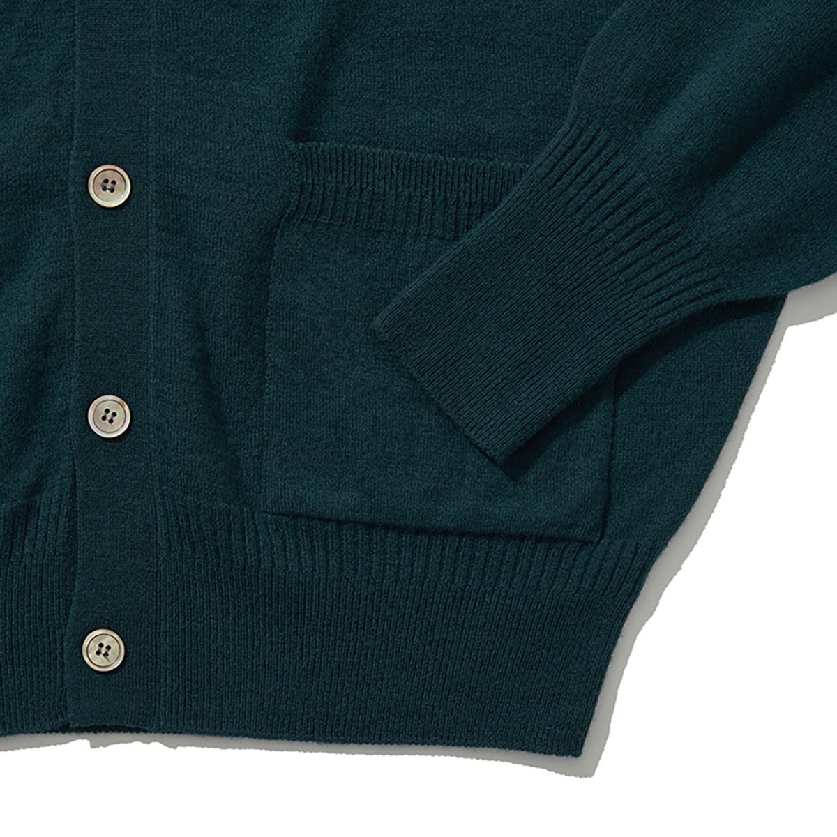 히즈핸더(HISHANDER) WHOLEGARMENT CARDIGAN 03 [Blue Green]