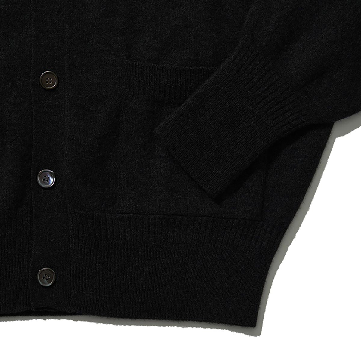 히즈핸더(HISHANDER) WHOLEGARMENT CARDIGAN 03 [Black]