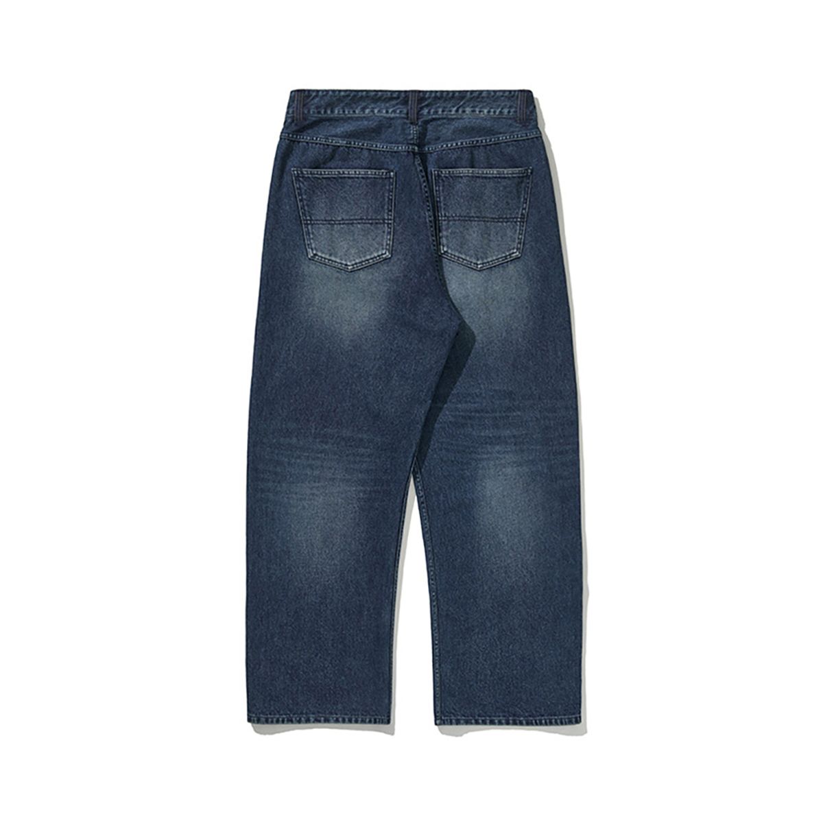 히즈핸더(HISHANDER) WASHED WIDE DENIM PANTS [Indigo]