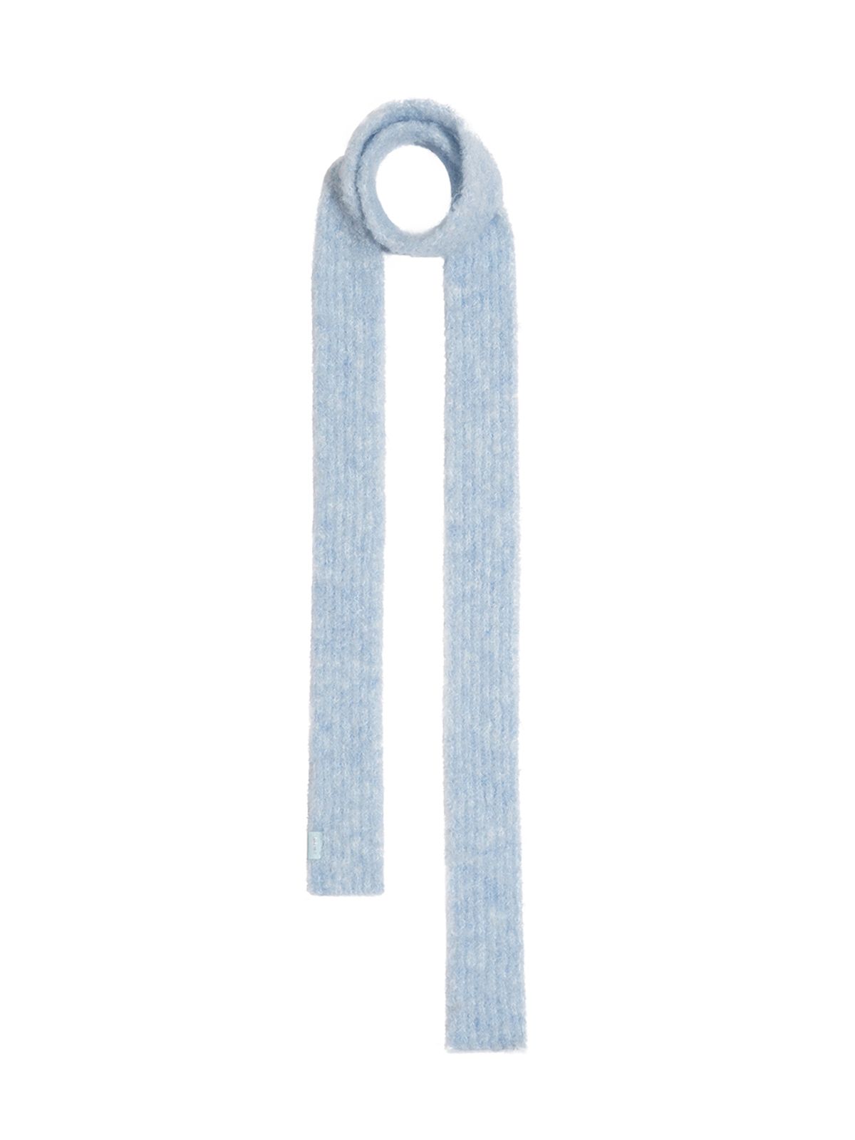 페넥(FENNEC) BOUCLE KNIT MUFFLER - POWDER BLUE