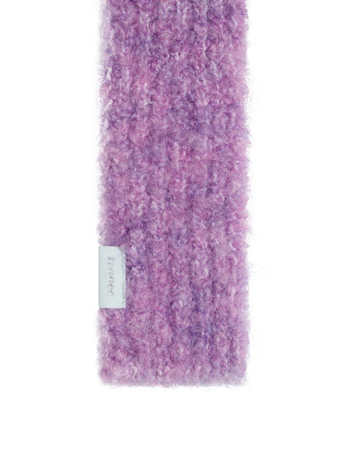 페넥(FENNEC) BOUCLE KNIT MUFFLER - FUCHSIA PURPLE