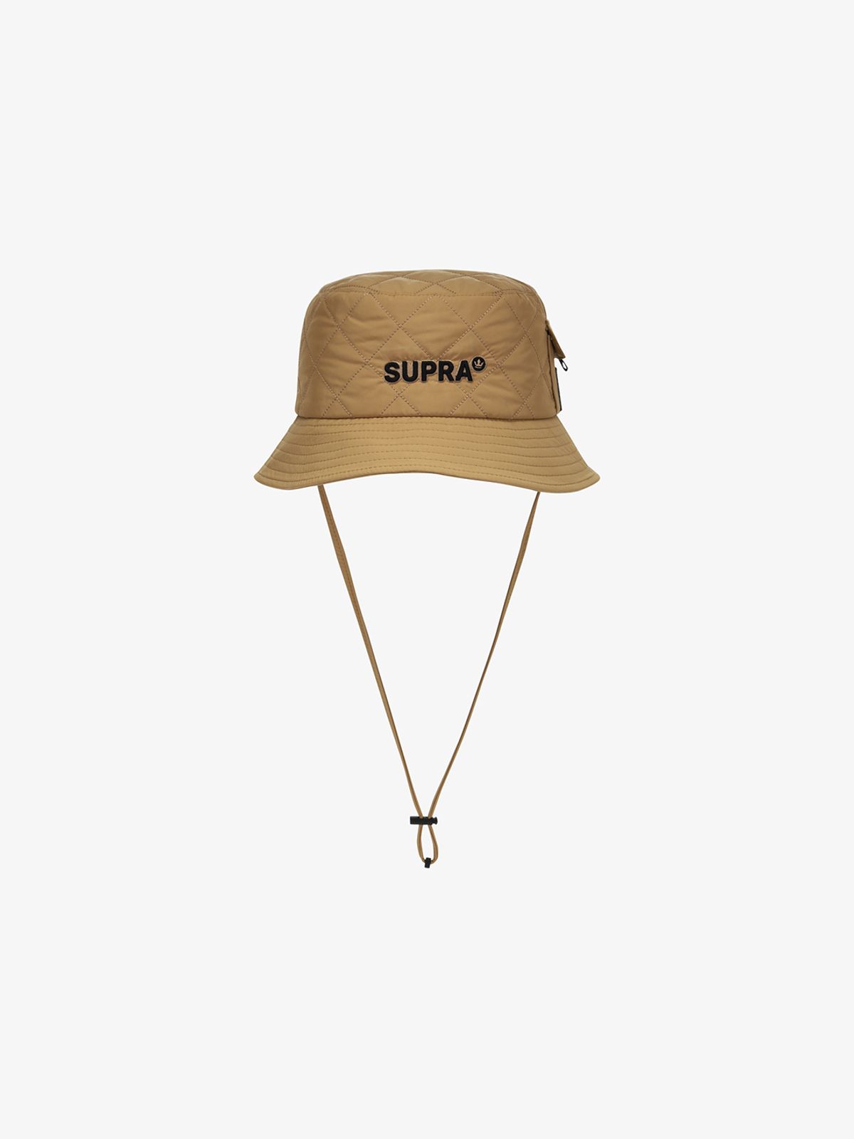 수프라(SUPRA) 아웃도어 퀼팅 포켓 포인트 버킷햇(BEIGE)