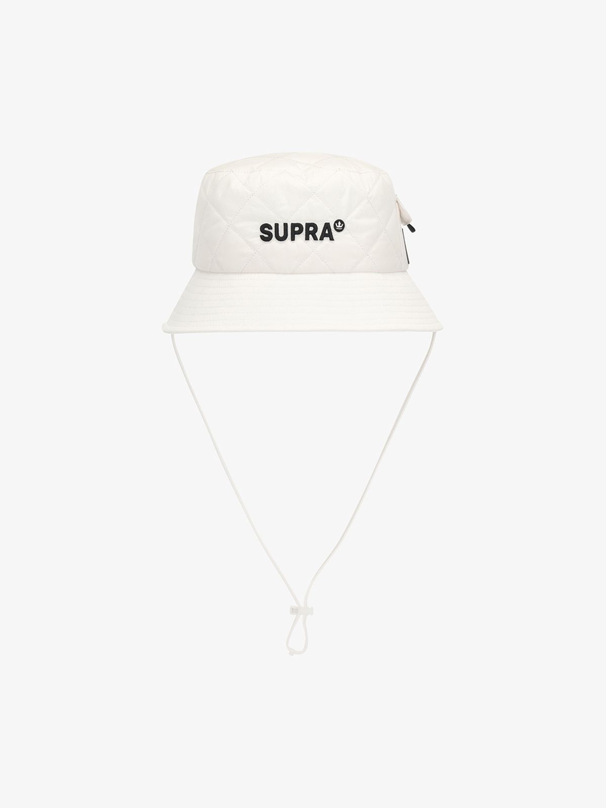수프라(SUPRA) 아웃도어 퀼팅 포켓 포인트 버킷햇(CREAM)