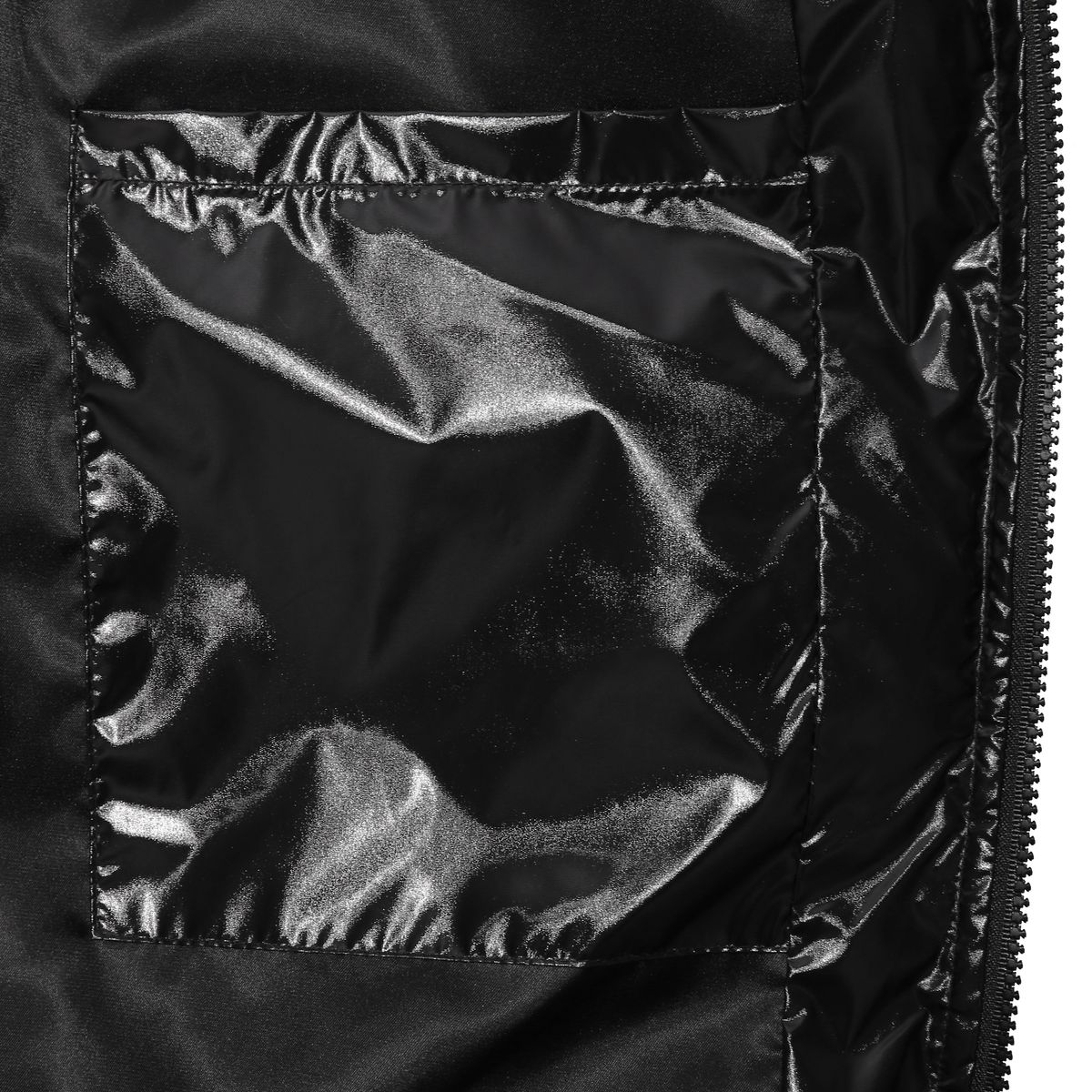 그레이블러밧(GRAYBLVD) 발로 그로시 숏패딩 GIDJP02(BLACK)