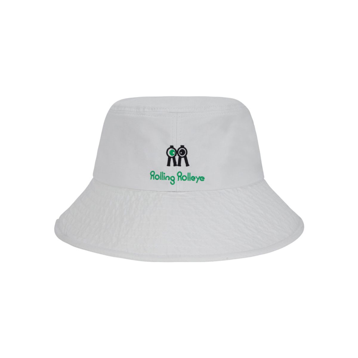 롤링롤라이(ROLLINGROLLEYE) 버킷햇 화이트 그린블랙아이 Bucket Hat White Green Black Eye