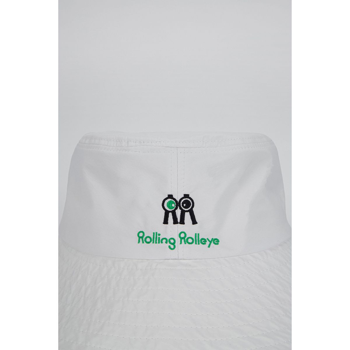 롤링롤라이(ROLLINGROLLEYE) 버킷햇 화이트 그린블랙아이 Bucket Hat White Green Black Eye