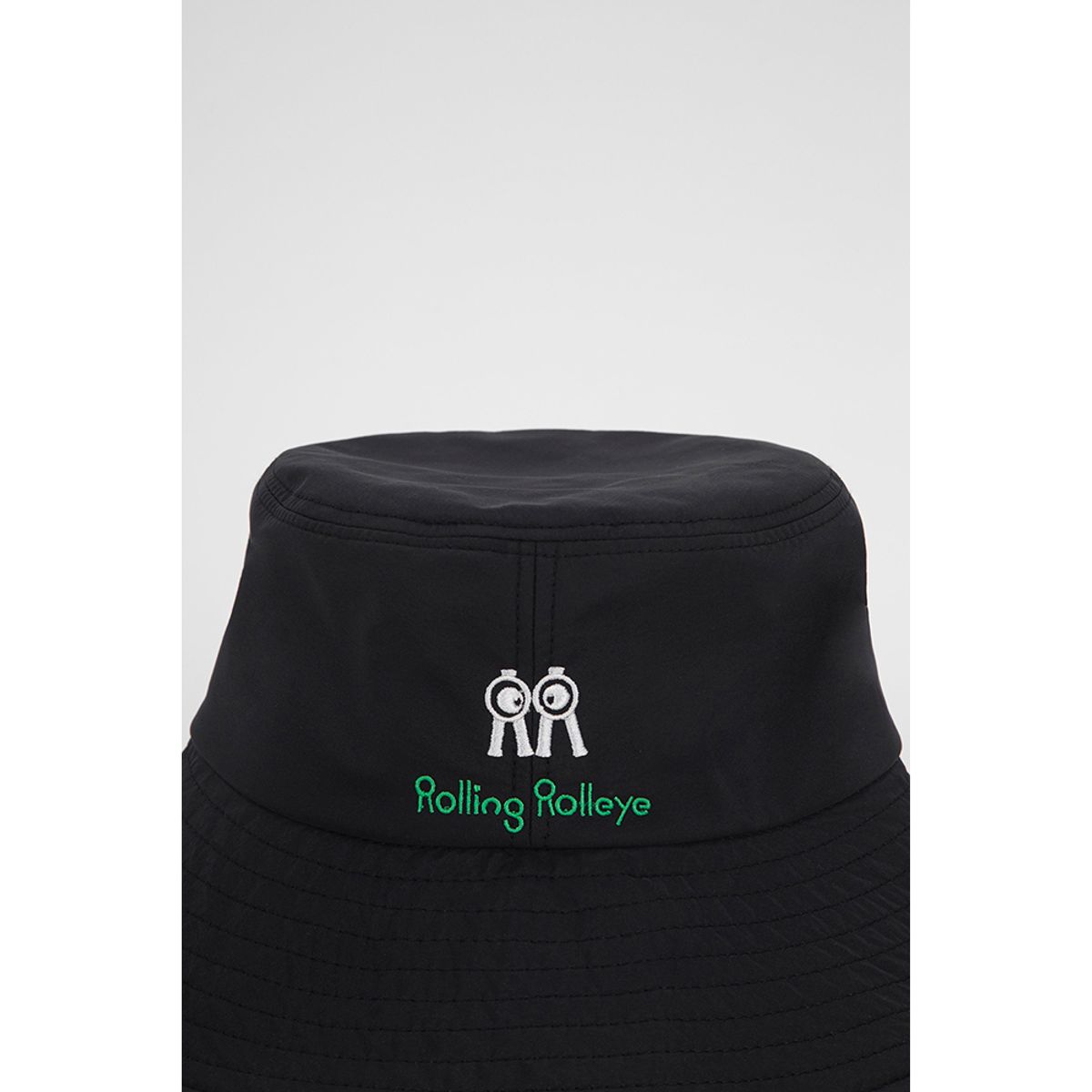 롤링롤라이(ROLLINGROLLEYE) 버킷햇 블랙 그린화이트아이 Bucket Hat Black Green White Eye