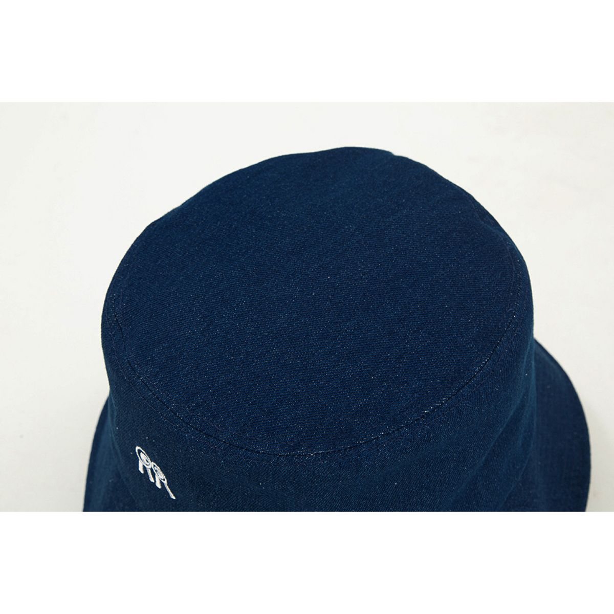 롤링롤라이(ROLLINGROLLEYE) 버킷햇 데님 화이트로고 Bucket Hat Denim White Logo