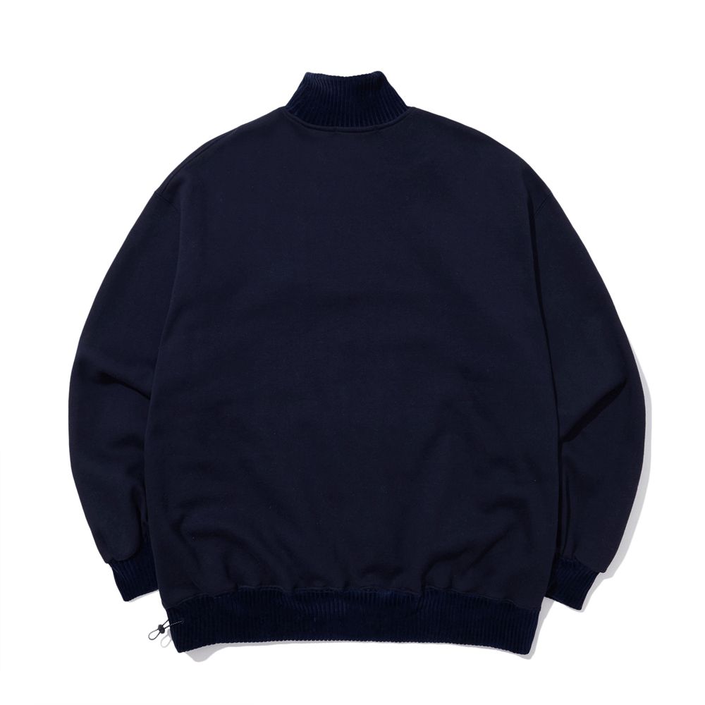 MUSINSA | 1993STUDIO Vintage Half Zip Up_Navy