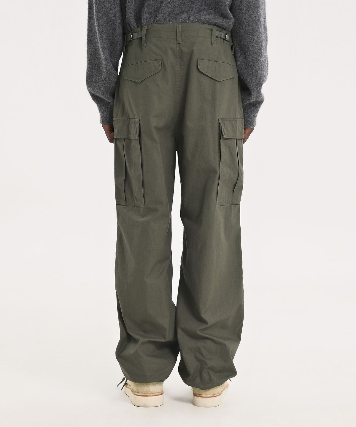 브라운야드(BROWNYARD) 23FW 밀리터리 필드 팬츠, 올리브