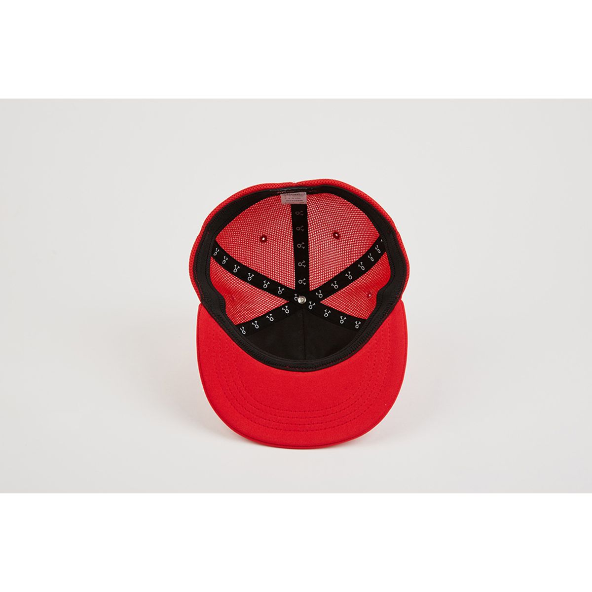 롤링롤라이(ROLLINGROLLEYE) 평챙 볼캡 레드 Flat Brim Ball Cap Red