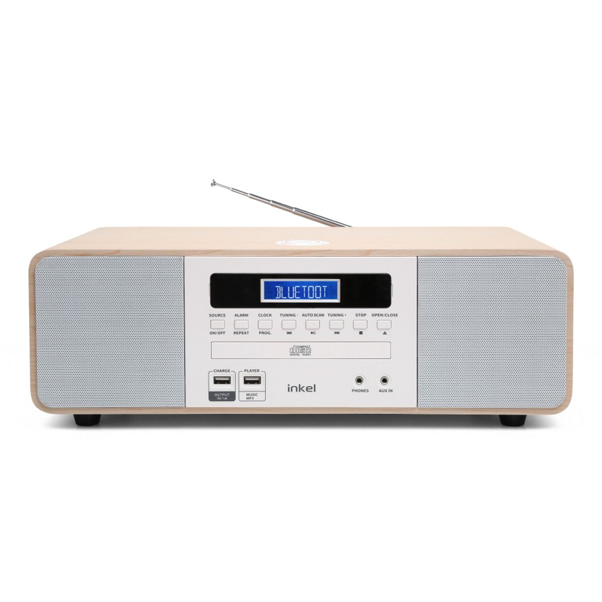 인켈(INKEL) IK-A360CD 올인원 블루투스 오디오, CD, FM라디오 플레이어