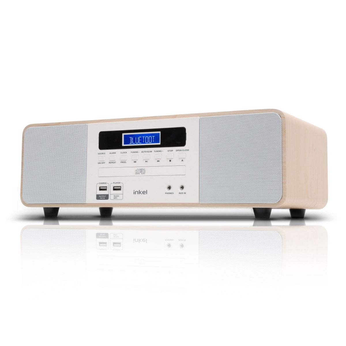 인켈(INKEL) IK-A360CD 올인원 블루투스 오디오, CD, FM라디오 플레이어