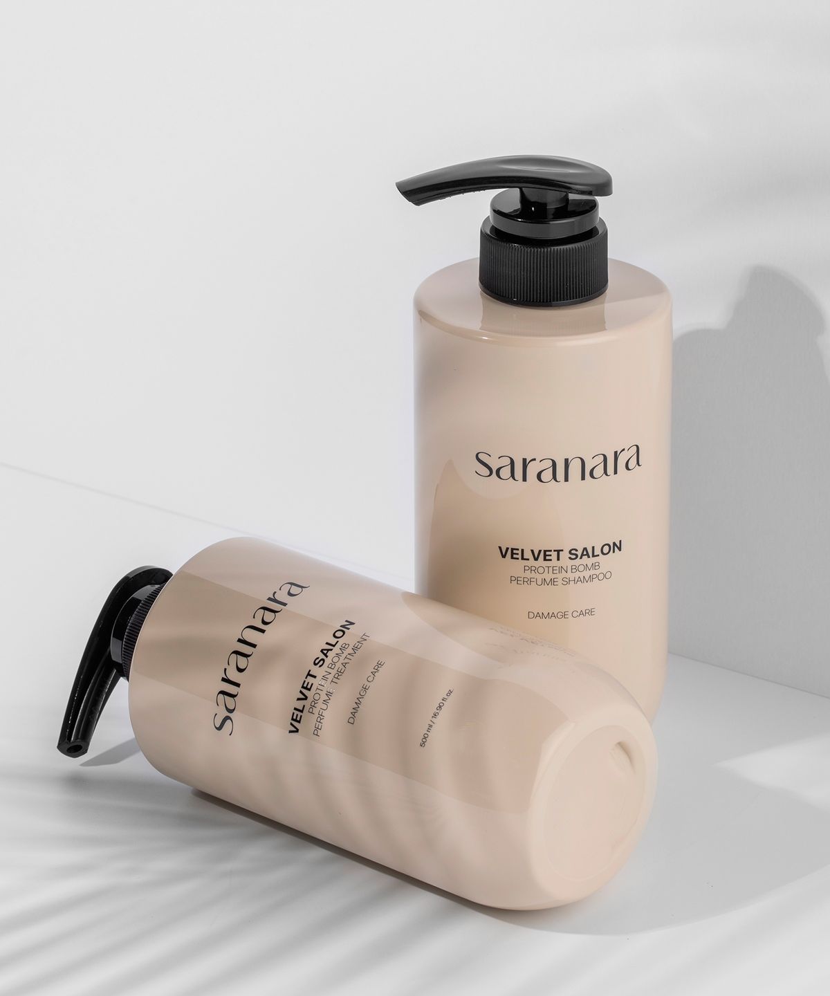 사라나라(SARANARA) 벨벳살롱 프로틴밤 퍼퓸 단백질 가득 샴푸 500ml