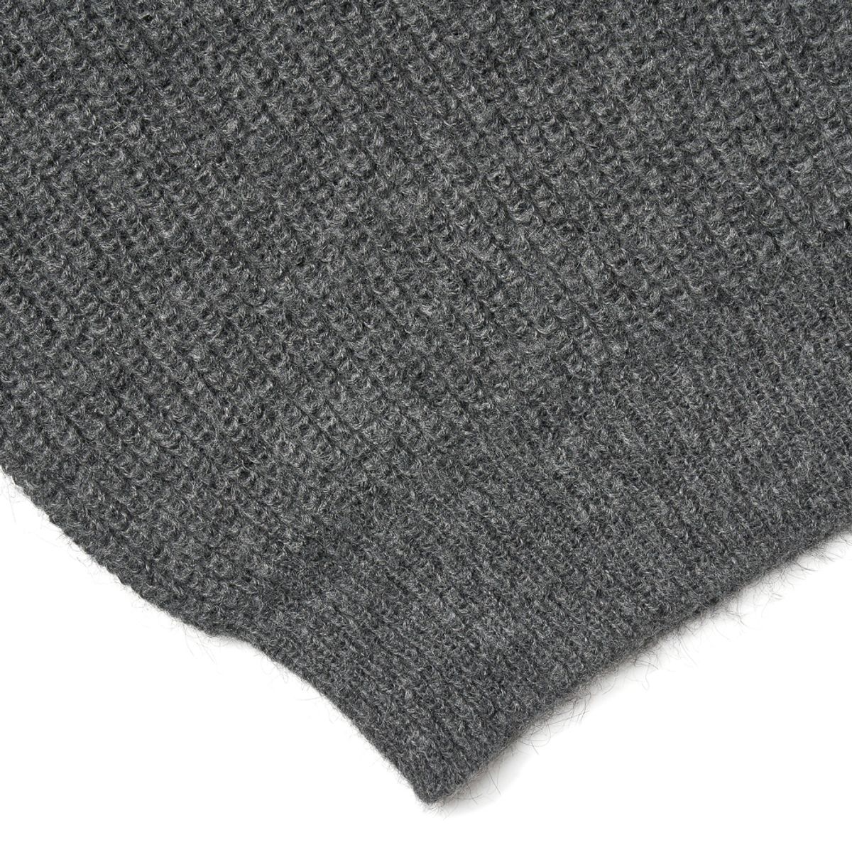 베르노(VERNO) [Casual] Alpaca crew-neck knit Gray