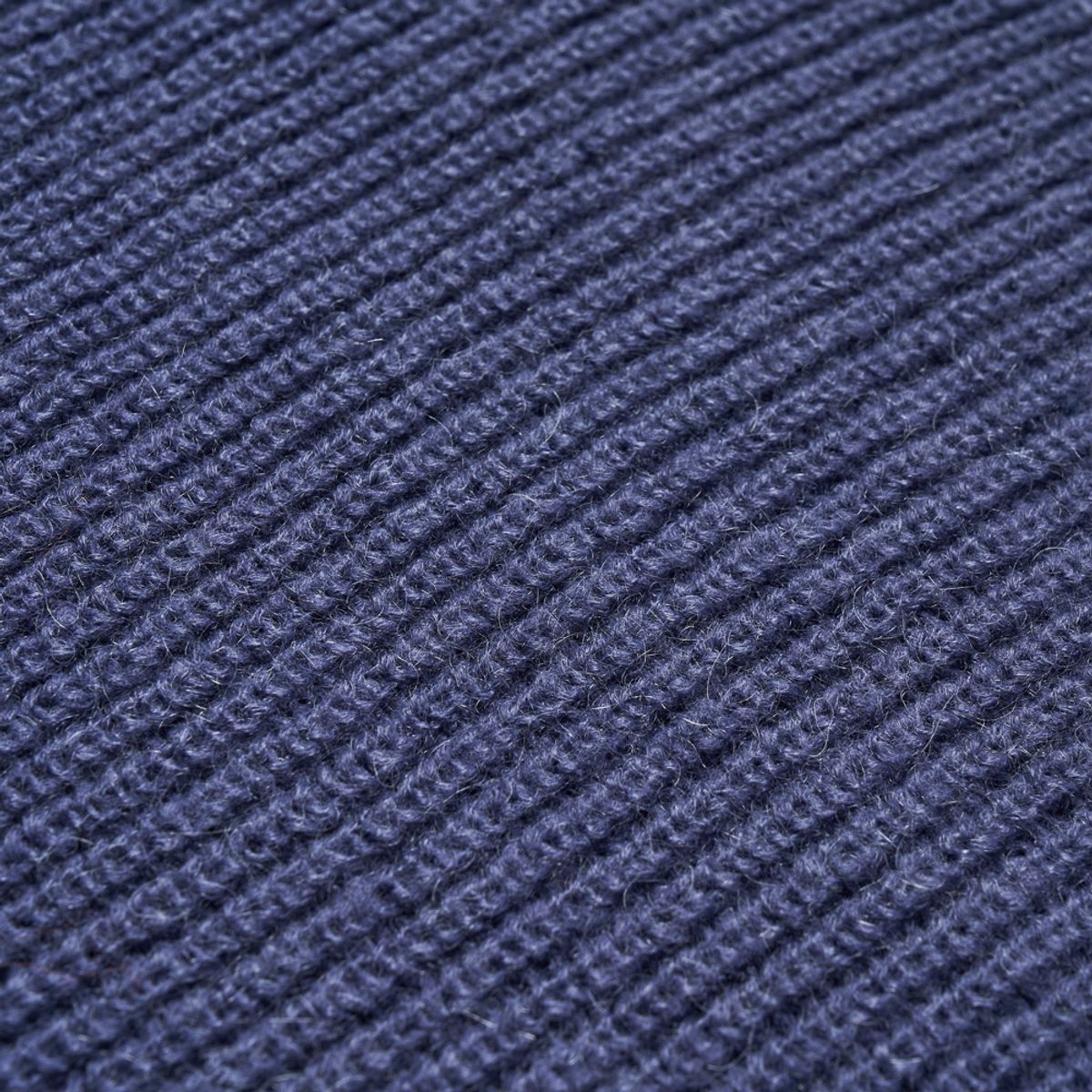 베르노(VERNO) [Casual] Alpaca crew-neck knit Blue