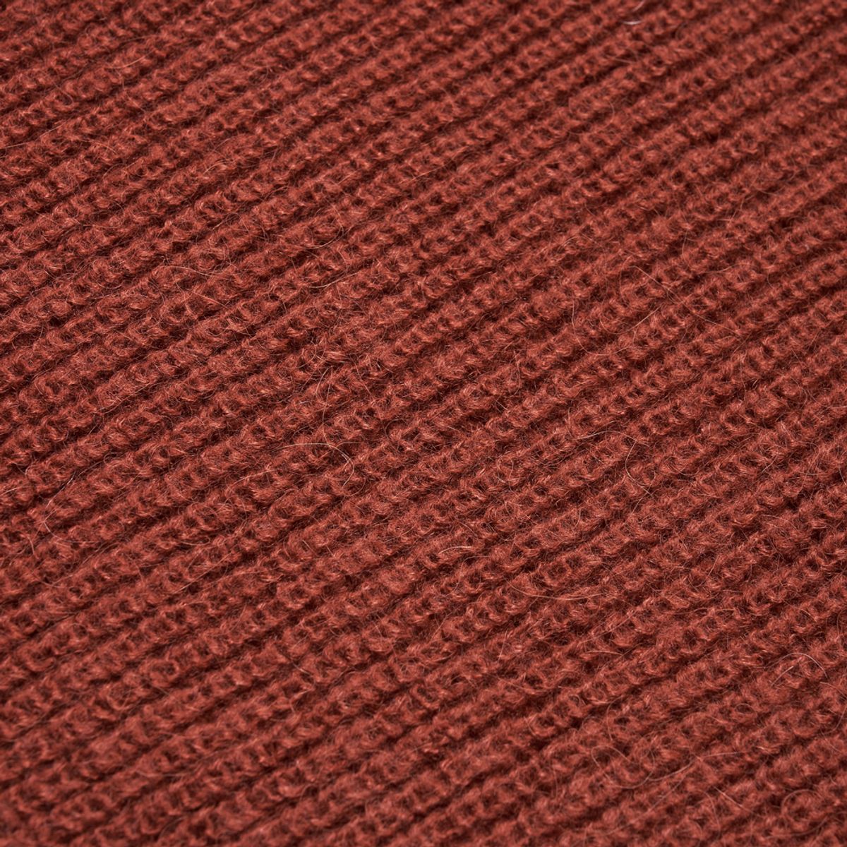 베르노(VERNO) [Casual] Alpaca crew-neck knit Maroon