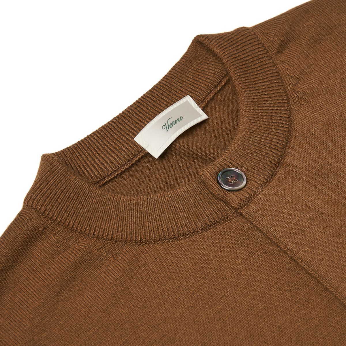 베르노(VERNO) [Casual] Cashtouch cardigan knit Brown_relax-fit