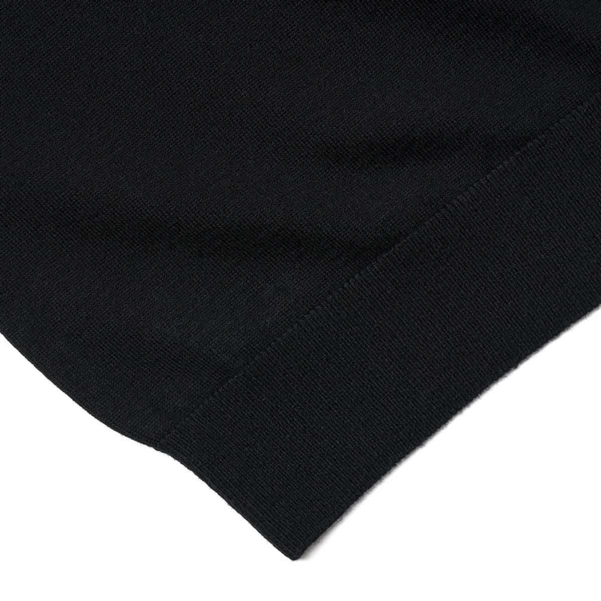 베르노(VERNO) [Casual] Cashtouch crew-neck knit Black_relax-fit