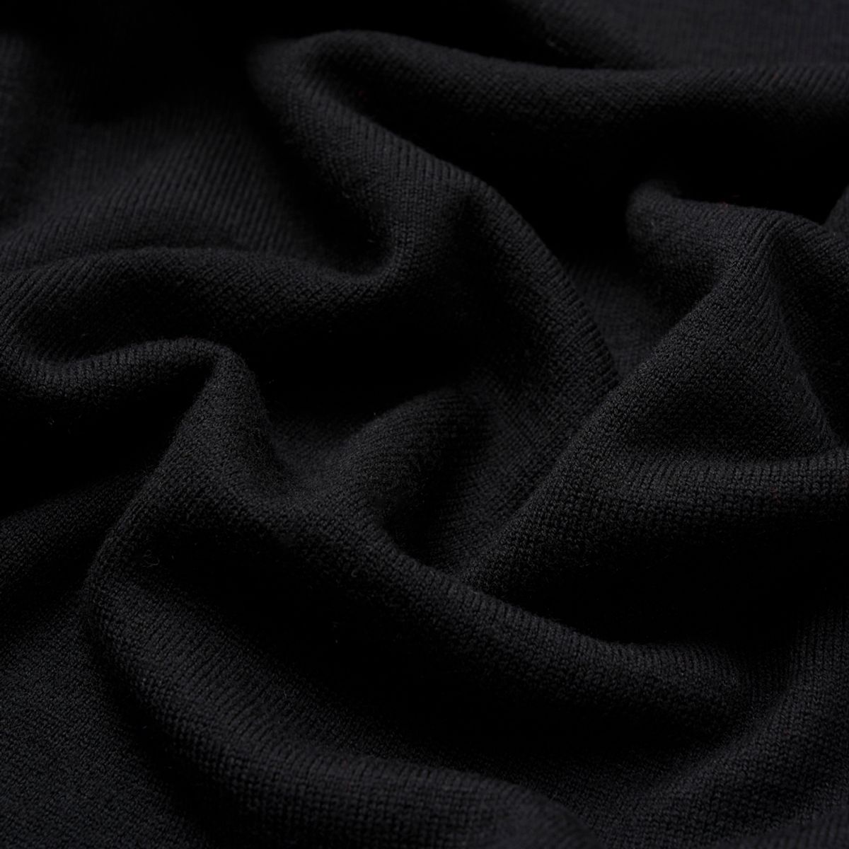 베르노(VERNO) [Casual] Cashtouch crew-neck knit Black_relax-fit