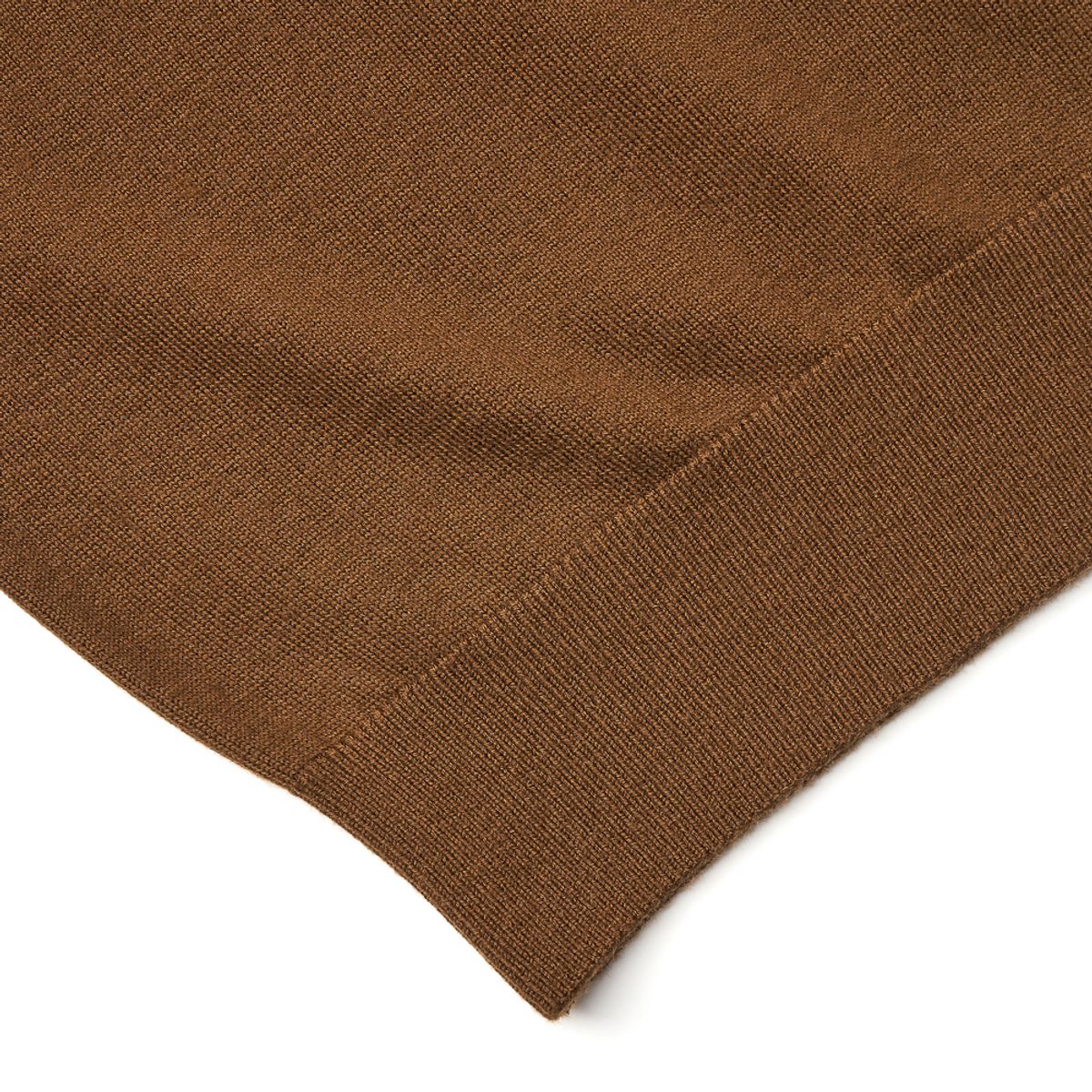 베르노(VERNO) [Casual] Cashtouch crew-neck knit Brown_relax-fit