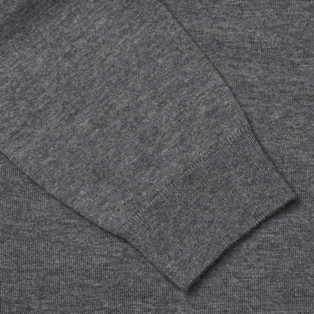 베르노(VERNO) [Casual] Cashtouch crew-neck knit Gray_relax-fit