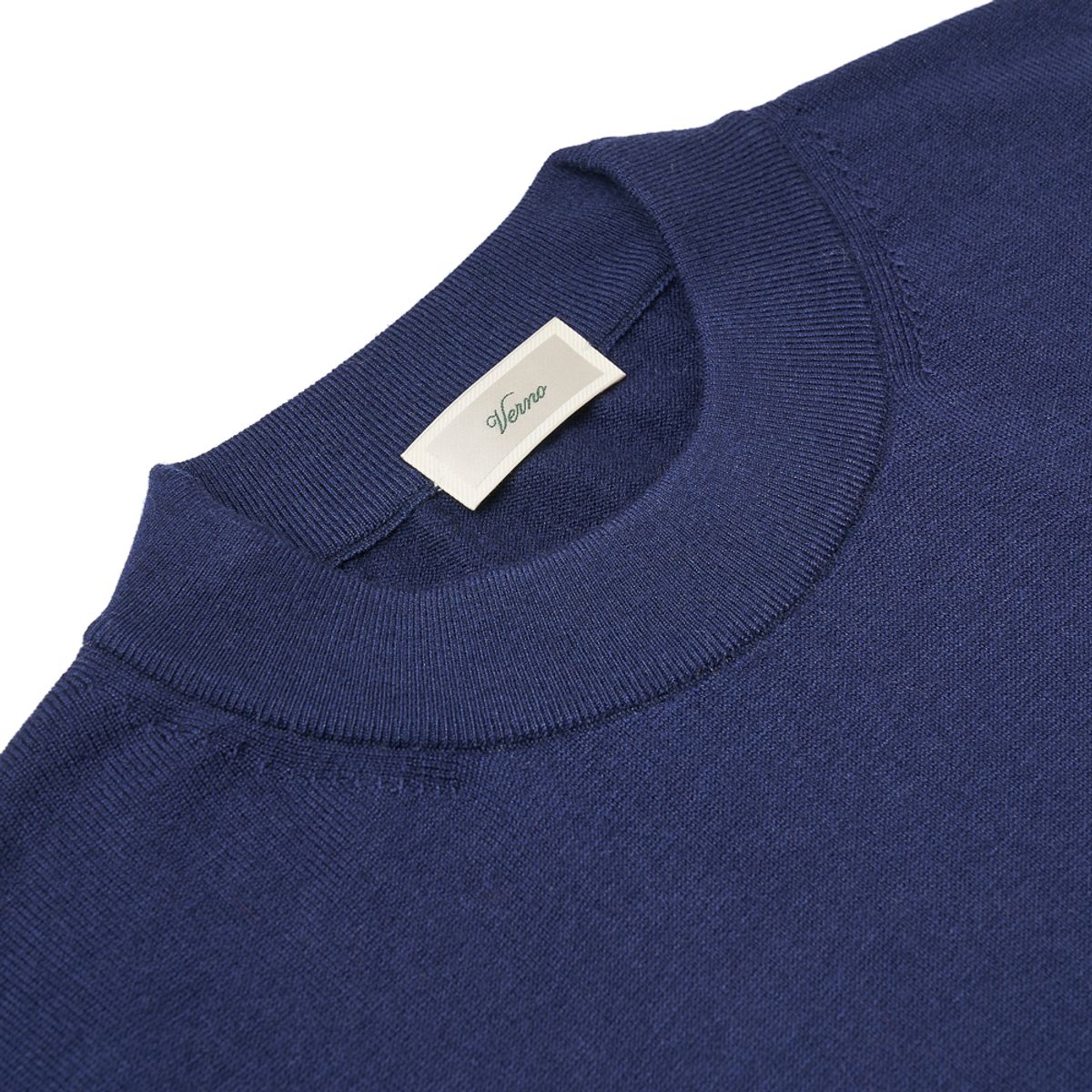 베르노(VERNO) [Casual] Cashtouch crew-neck knit Navy_relax-fit